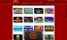 Omni Casino games page