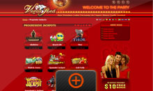 Vegas Red Casino progressive jackpots