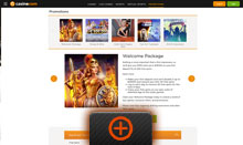 Casino.com promotions page