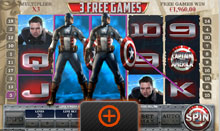 Captain America Slot Game Screenshots