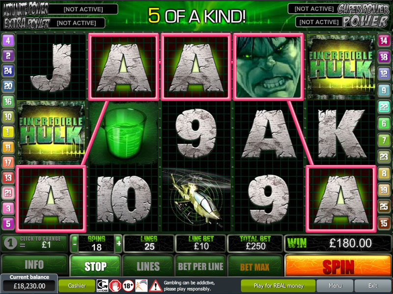 Online Slots Hulk