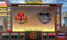 The Amazing Spider-Man Slot Game Screenshot