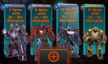 Transformers - Battle For Cybertron Free Spins Bonus